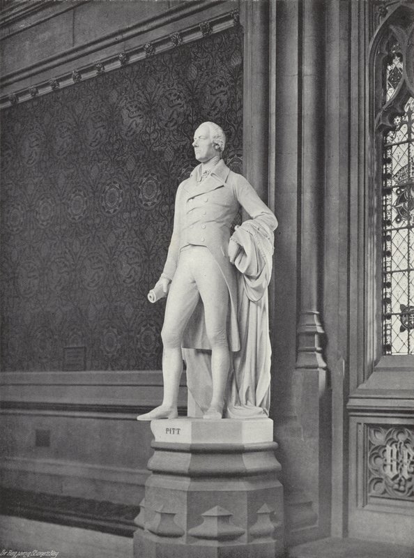 Estátua de pitt de J. Benjamin Stone