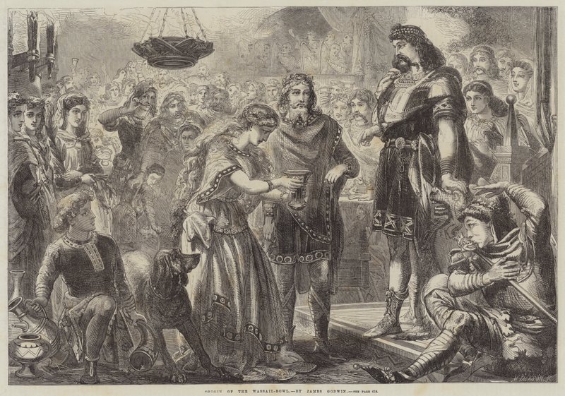 Origem do Wassail-Bowl de James Godwin