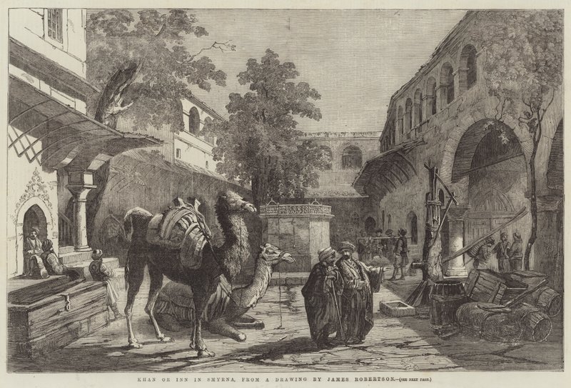 Khan ou Inn em Smyrna de James Robertson