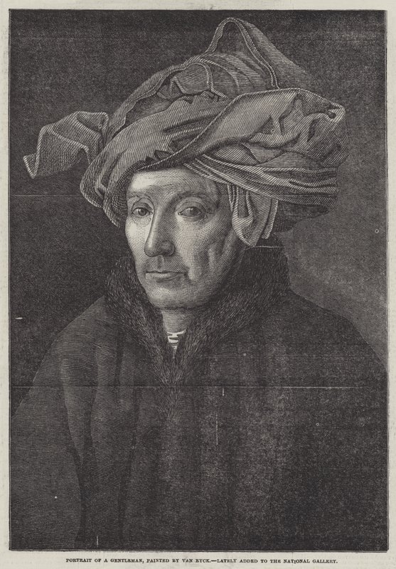 Retrato de um cavalheiro de Jan van Eyck