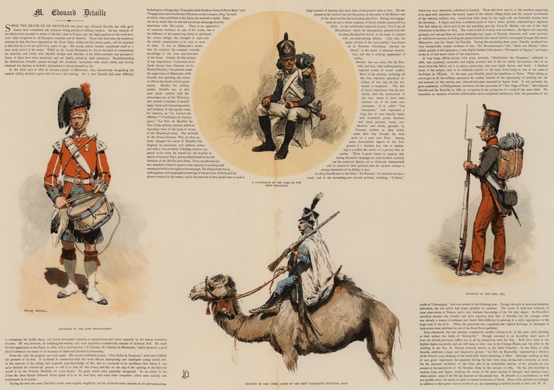 M Edouard Detaille (cromolito) de Jean Baptiste Edouard Detaille