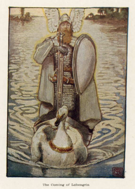 A vinda de Lohengrin de John Byam Liston Shaw