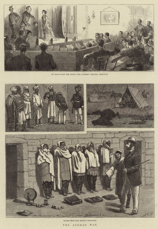 A guerra afegã de John Charles Dollman