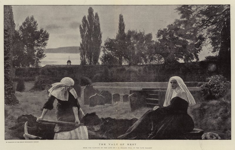 O Vale do Descanso de John Everett Millais