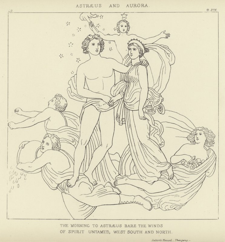Astraeus e Aurora de John Flaxman