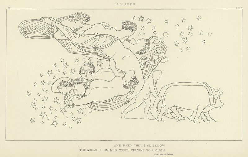 Plêiades de John Flaxman
