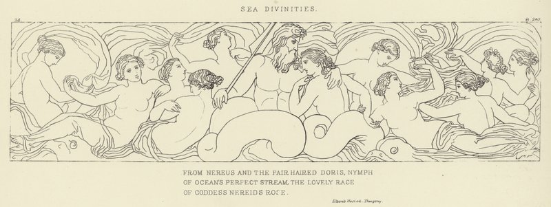 Divindades do Mar de John Flaxman