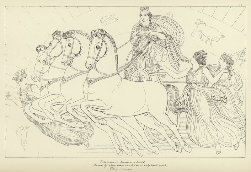 Os persas de John Flaxman