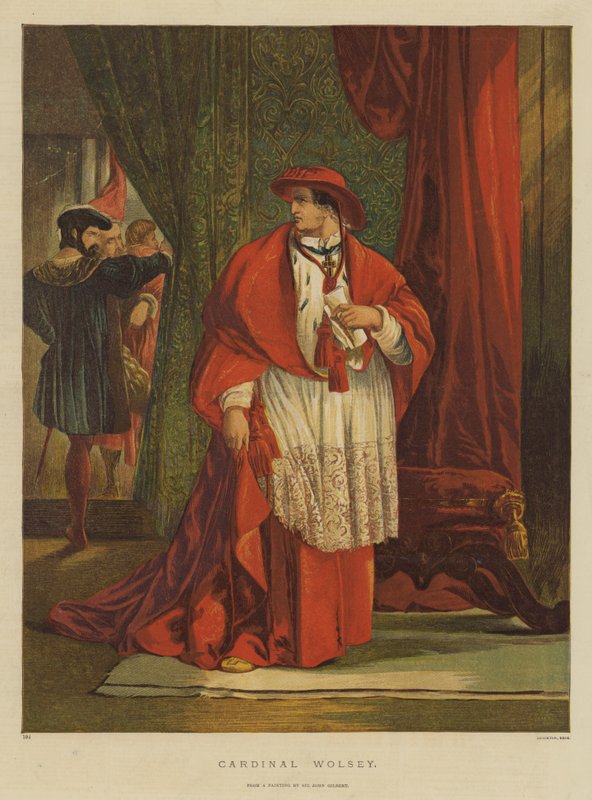 Cardeal Wolsey (cromolito) de John Gilbert