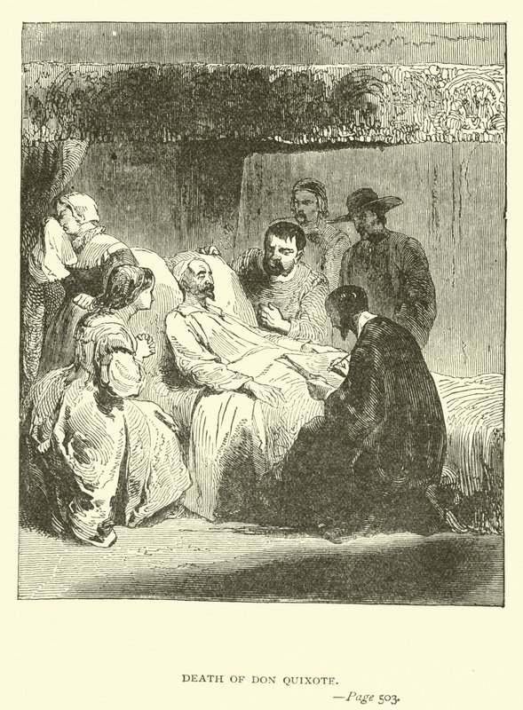 Morte de Dom Quixote de John Gilbert