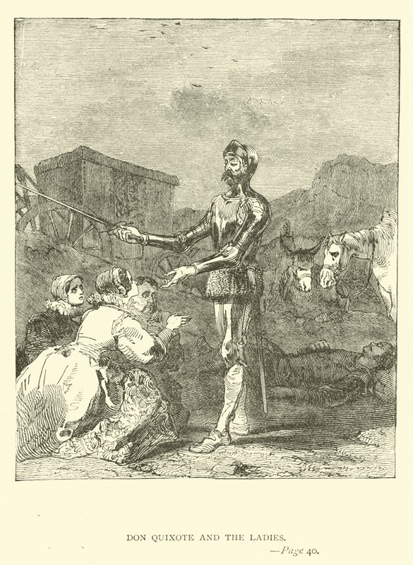 Dom Quixote e as senhoras de John Gilbert