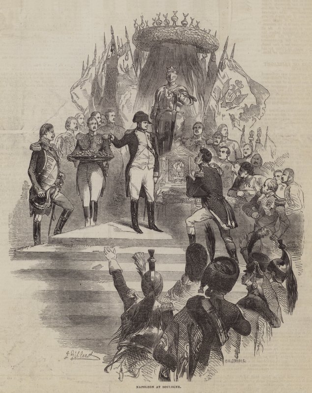 Napoleão em Boulogne de John Gilbert