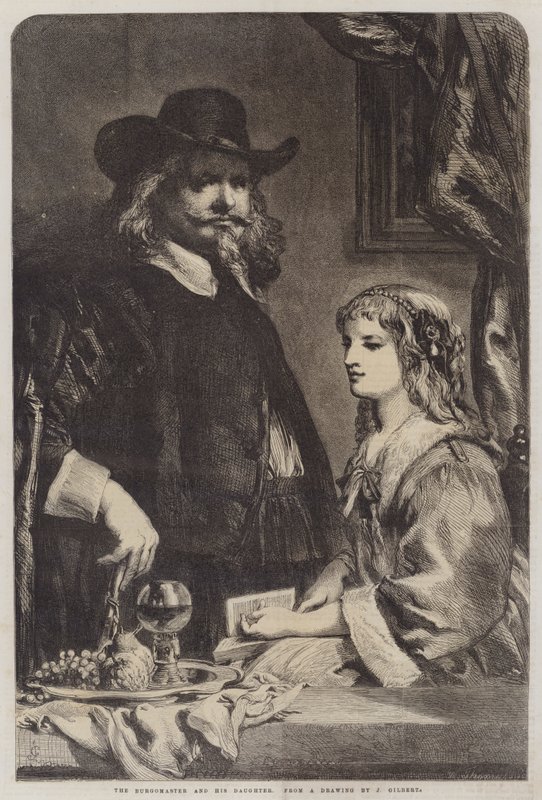 O burgomestre e sua filha de John Gilbert