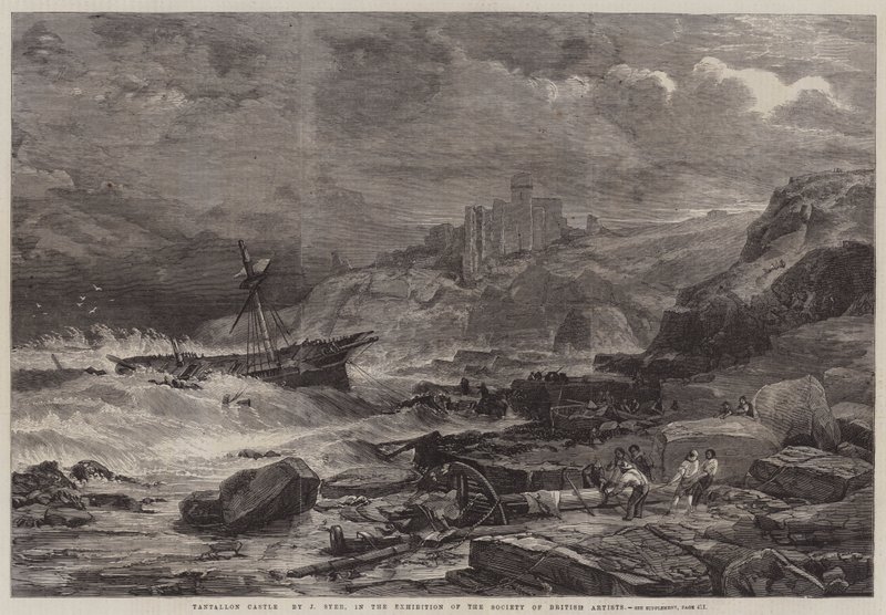 Castelo de Tantallon de John Syer