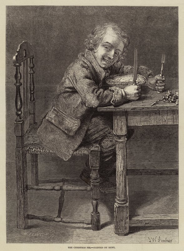 A torta de natal de John Wykeham Archer