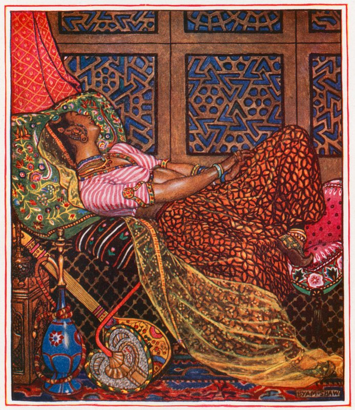 Zira em cativeiro de John Byam Liston Shaw