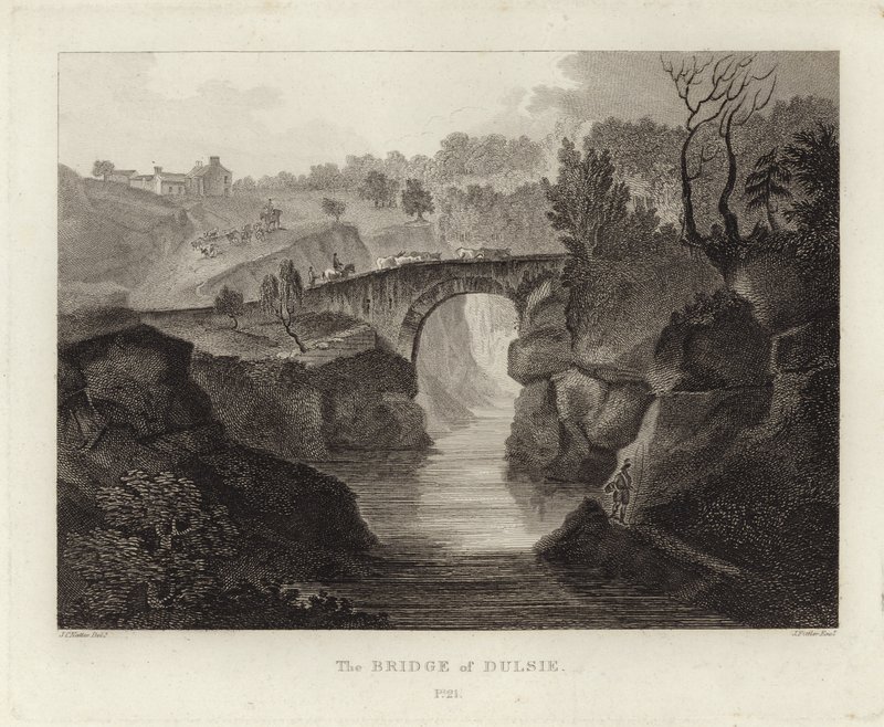 A ponte de dulsie de John Claude Nattes