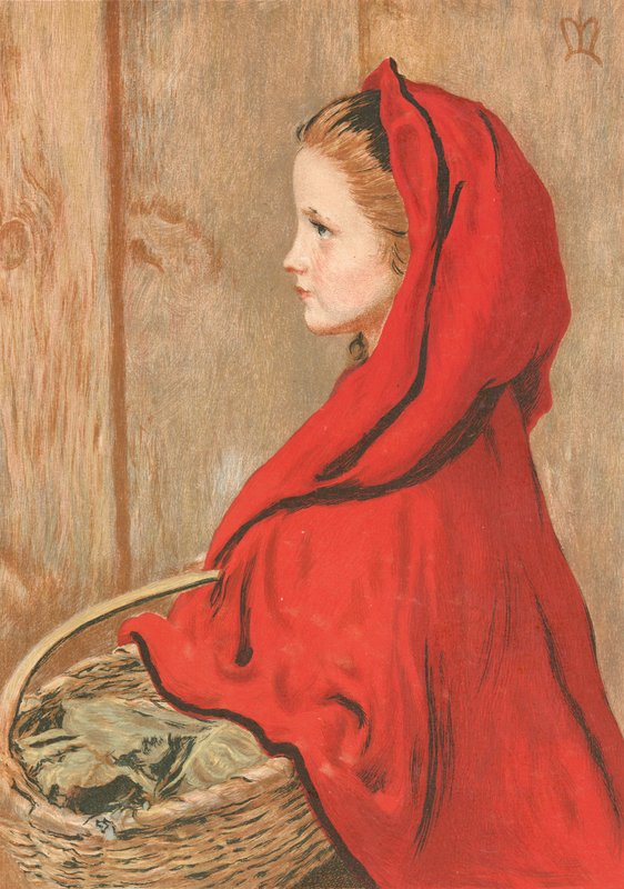 Chapeuzinho Vermelho de John Everett Millais