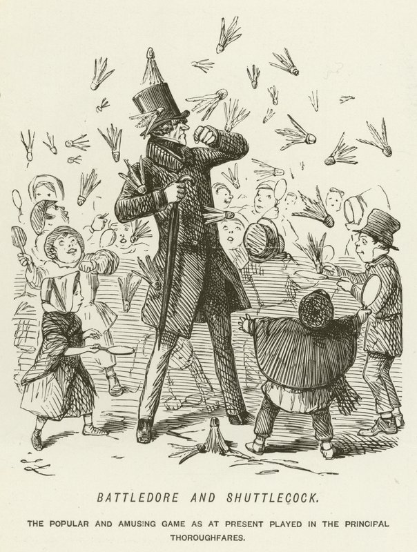 Battledore e peteca de John Leech