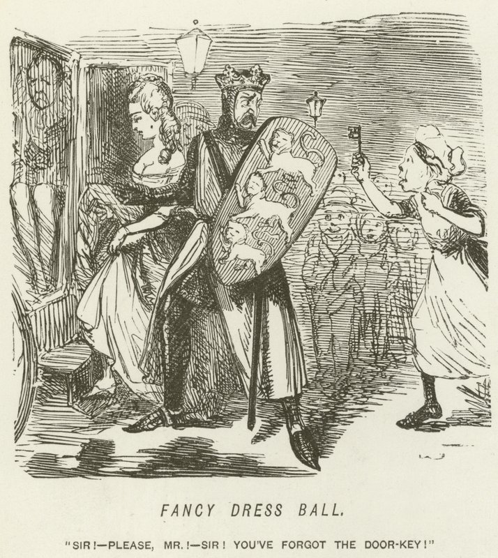 Vestido de gala chique de John Leech