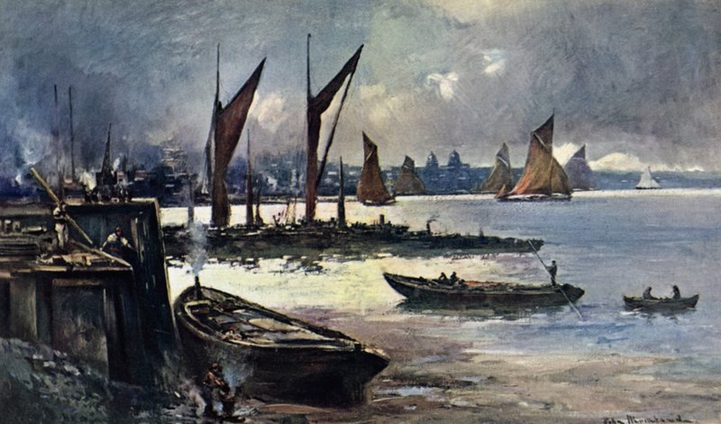 Greenwich (lito colorido) de John Muirhead