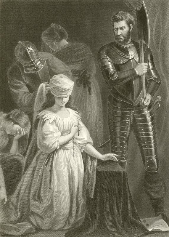 Execução de Mary Queen of Scots de John Opie