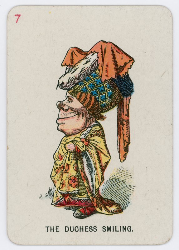 A duquesa sorrindo de John Tenniel