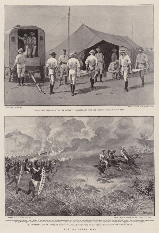 A guerra Matabele de Joseph Nash
