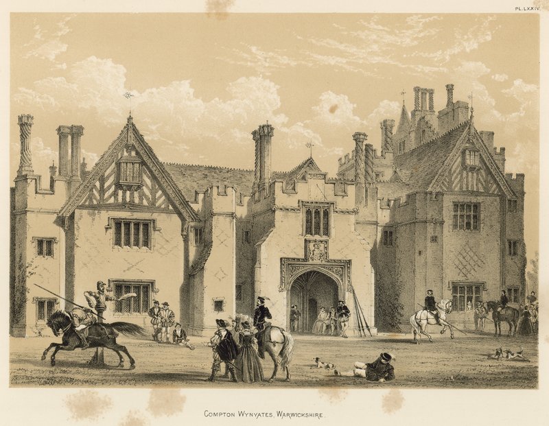 Compton Wynyates, Warwickshire de Joseph Nash