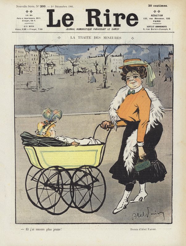 Ilustração para o riso de Jules Abel Faivre
