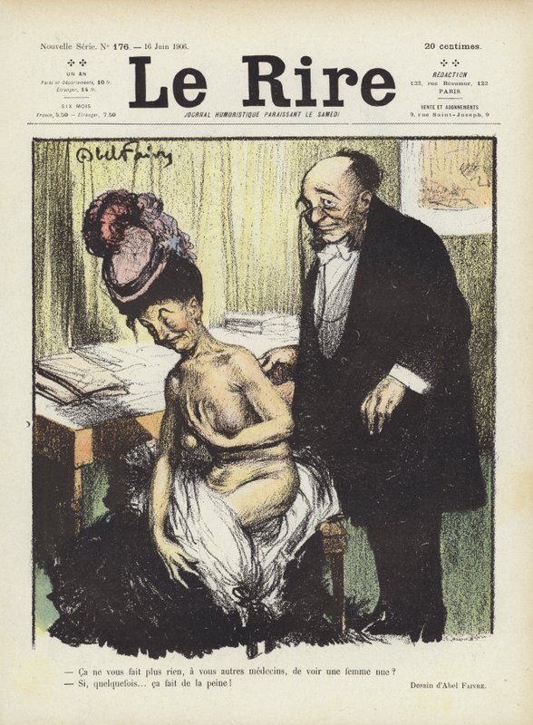 Ilustração para o riso de Jules Abel Faivre