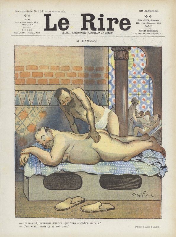 Ilustração para o riso de Jules Abel Faivre