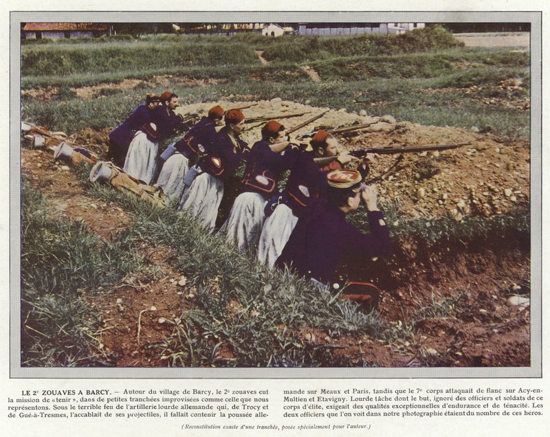 O 2º Zouaves em Barcy de Jules Gervais Courtellemont
