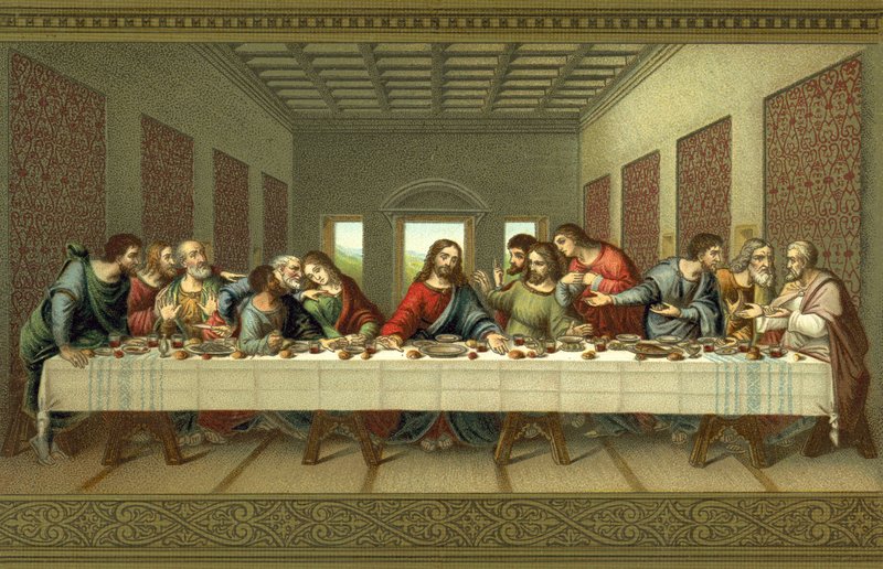 A última Ceia de Leonardo da Vinci
