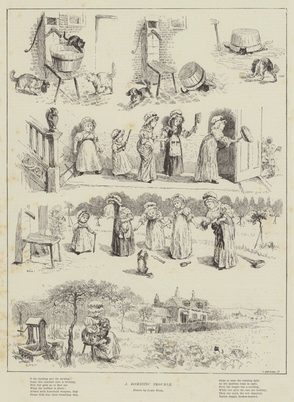 Um problema doméstico de Louis Wain