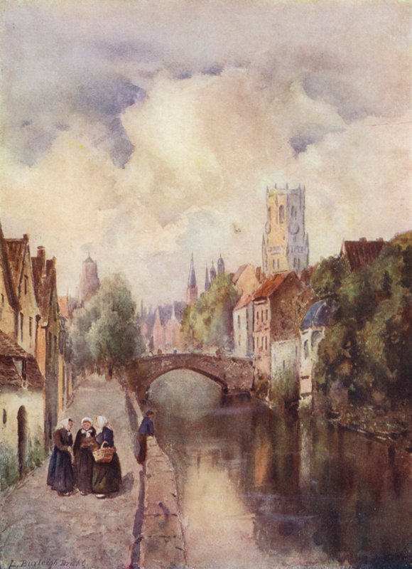 O Quay Vert, Bruges de Louis Burleigh Bruhl