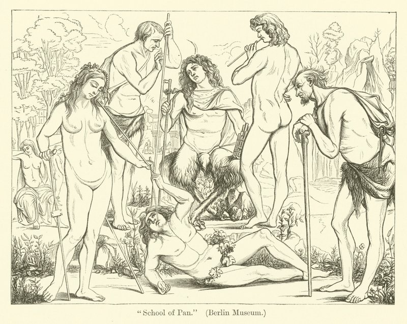 Escola de Pan (gravura) de Luca Signorelli