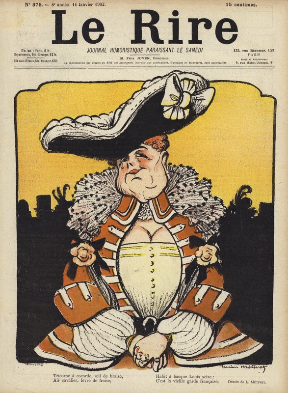 Ilustração para o riso de Lucien Metivet