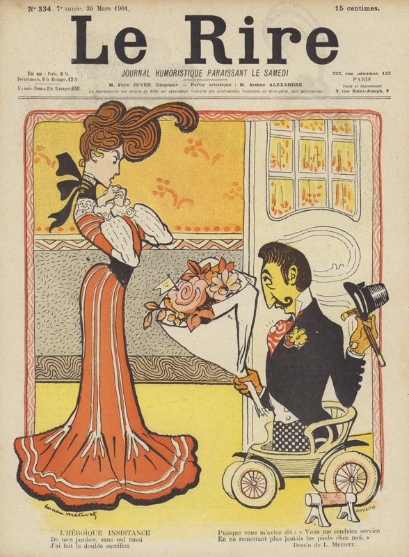 Ilustração para o riso de Lucien Metivet