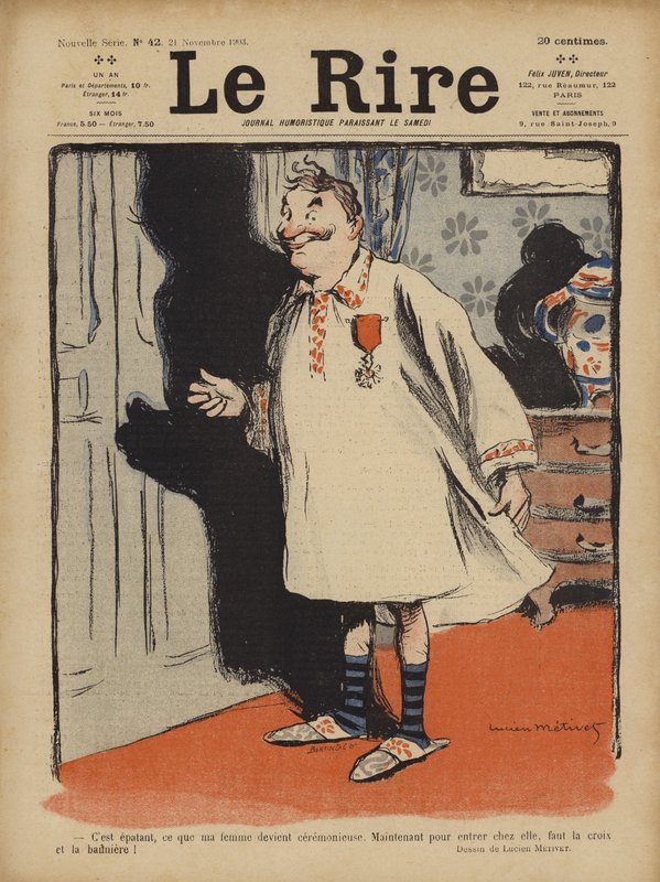 Ilustração para o riso de Lucien Metivet