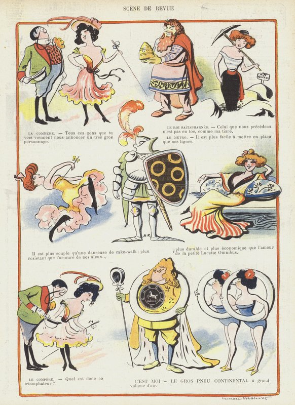 Ilustração para o riso de Lucien Metivet