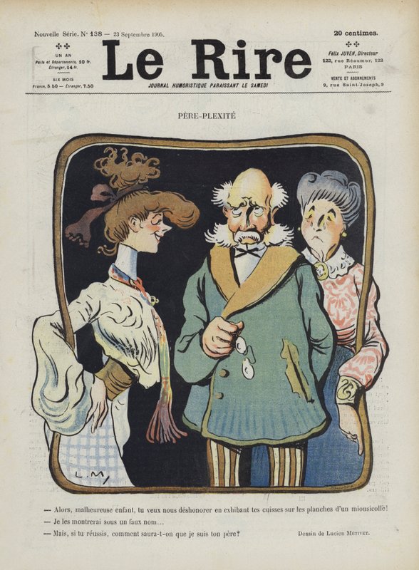 Ilustração para o riso de Lucien Metivet