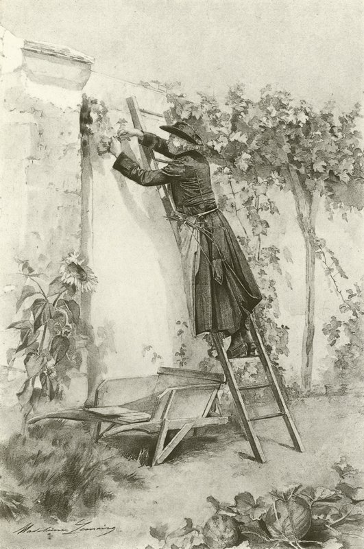 Abbe Constantin (gravura) de Madeleine Lemaire