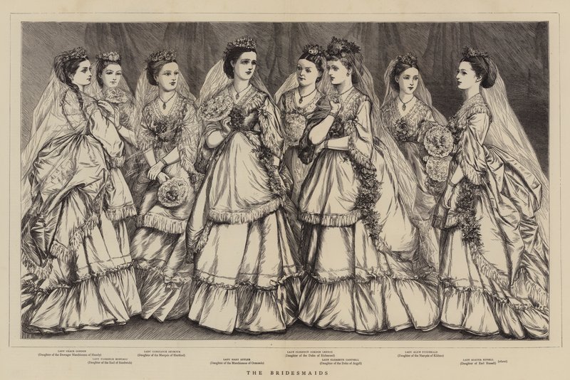 As damas de honra de Mary Ellen Edwards
