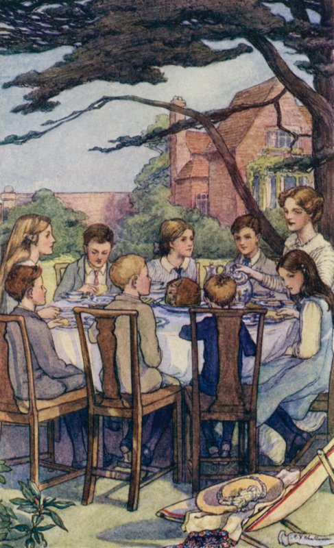 Cena do The Slowcoach, por Edward Verrall Lucas de Mary V. Wheelhouse