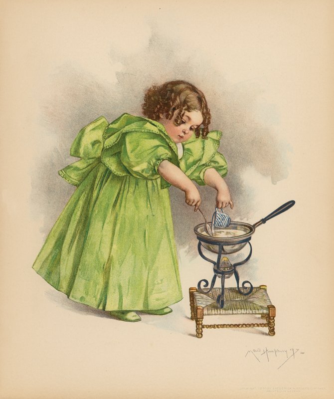 O Cozinheiro (cor litho) de Maud Humphrey