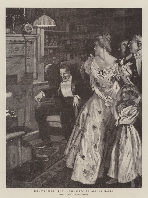 Ilustrando o intruso de Maurice Greiffenhagen