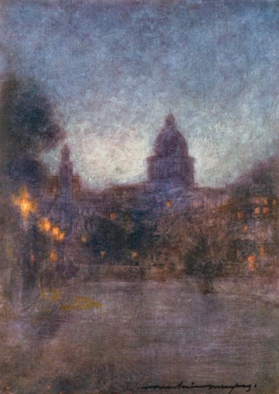 Paris à noite de Mortimer Ludington Menpes