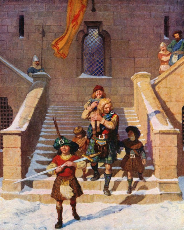Wallace e as crianças de Newell Convers Wyeth