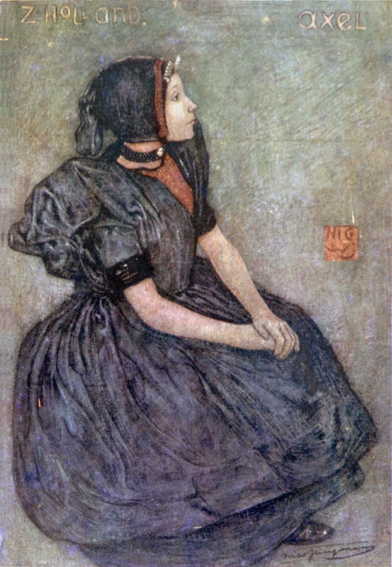 Uma menina zeeland de Nico Jungman